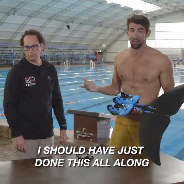 Michael Phelps just raced a great white shark... In Sidi shoes!